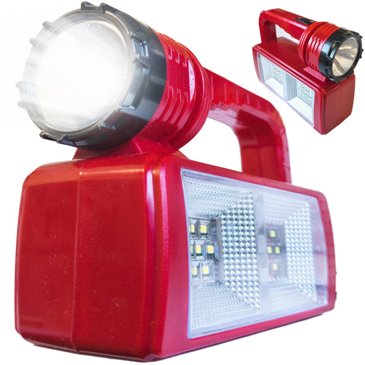 top MOCNA LAMPA LATARKA WARSZTATOWA LED COB Z UCHWYTEM