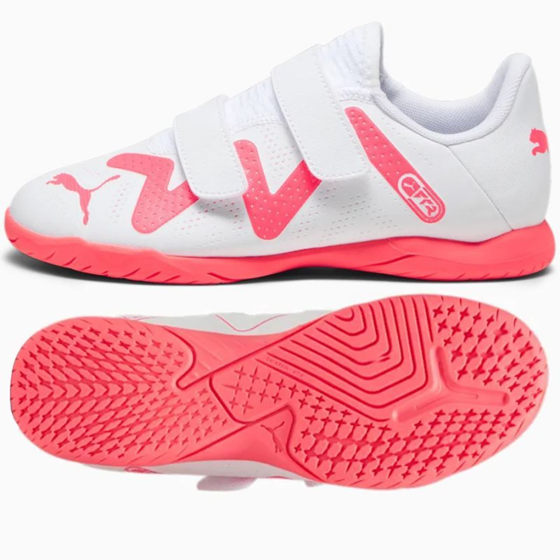 Buty piłkarskie Puma Future Play IT V Jr 107395 (kolor Biały, rozmiar 28)