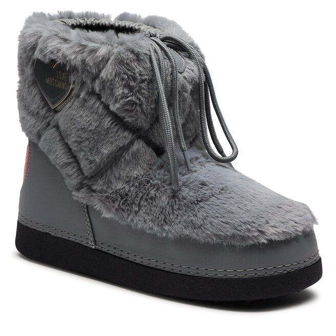 Śniegowce LOVE MOSCHINO JA24232G0HJW0020 Grigio