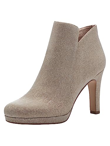 Tamaris Botki 1-25097-41 szerokie, szampański, 41 EU