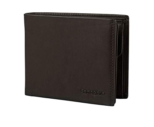 Samsonite Attack 2 SLG - Portfolio, Brązowy (Ebony Brown), 12.8 x 2 x 10 cm, Portfel na akcesoria podróżne