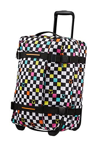 American Tourister Urban Track Disney, torba podróżna na 2 kółkach, 55 cm, 55 l, wielokolorowa (Mickey Check), Wielokolorowy (Mickey Check), S (55 cm - 55 L), bagaż dla dzieci