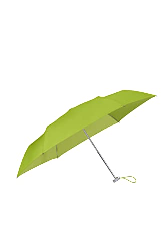 Samsonite Alu Drop S – 3-częściowy ręczny parasol płaski, 23 cm, zielony (Grass Green), zielony (Grass Green), parasole