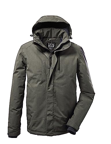 Killtec Męska kurtka funkcyjna z odpinanym kapturem KOW 161 MN JCKT, oliwkowa, 3XL, 37589-000
