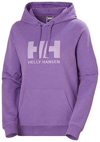 Helly Hansen Damska bluza z kapturem z logo W HH, elektryczna fioletowa, XL