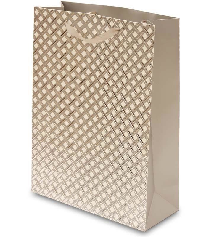 Pigmejka Torebka Prezentowa PIGMEJKA, beżowa, 40x30x12 cm