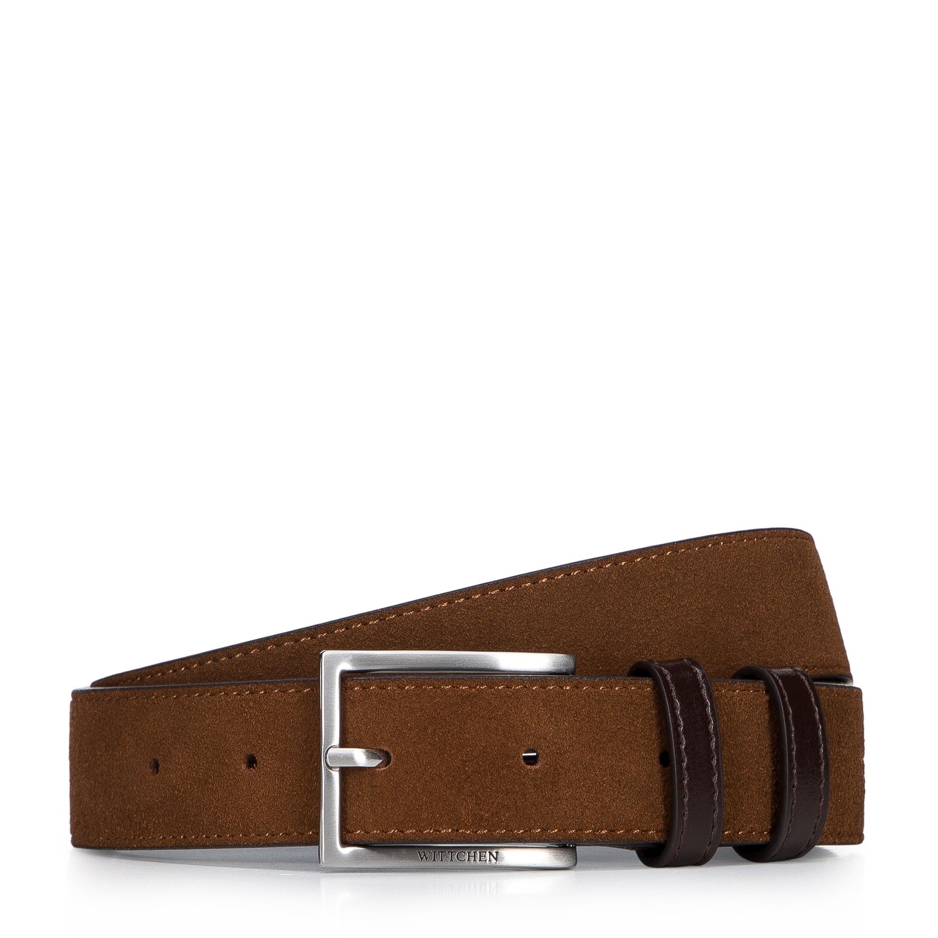 Męski pasek z dwóch rodzajów skór dwukolorowy