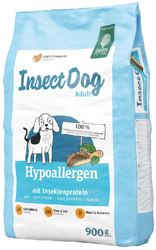 Green Petfood InsectDog, karma hipoalergiczna - 900 g