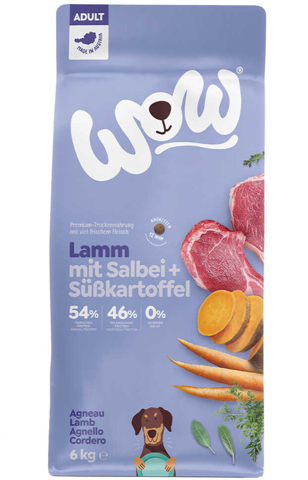 WOW Adult, jagnięcina - 6 kg Dostawa GRATIS!