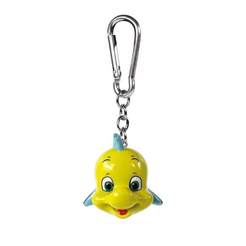 Brelok 3D Disney - Mała Syrenka - Florek / DISNEY THE LITTLE MERMAID (FLOUNDER) 3D KEYCHAIN