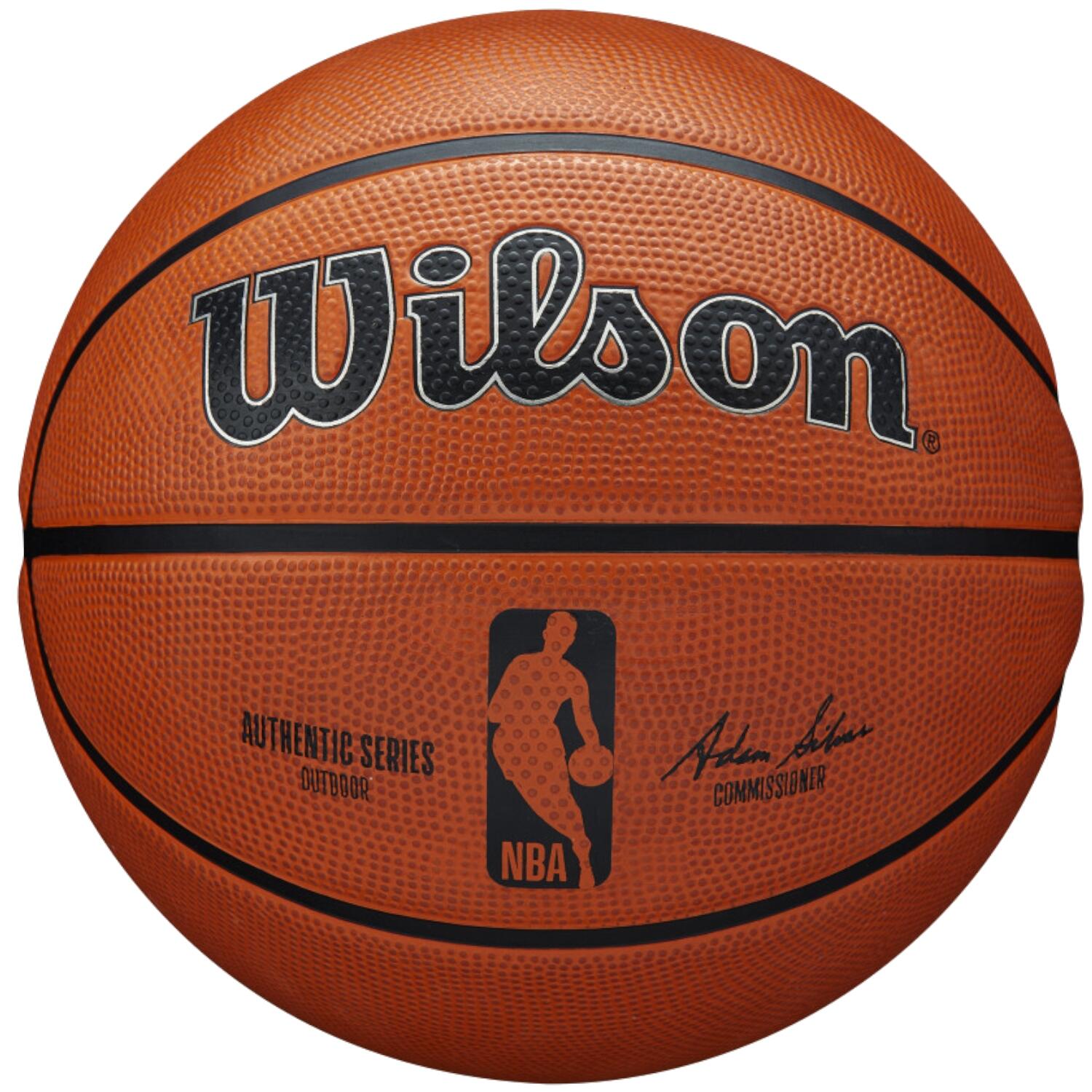 Piłka do koszykówki Wilson NBA Authentic Series Outdoor brown rozmiar 6