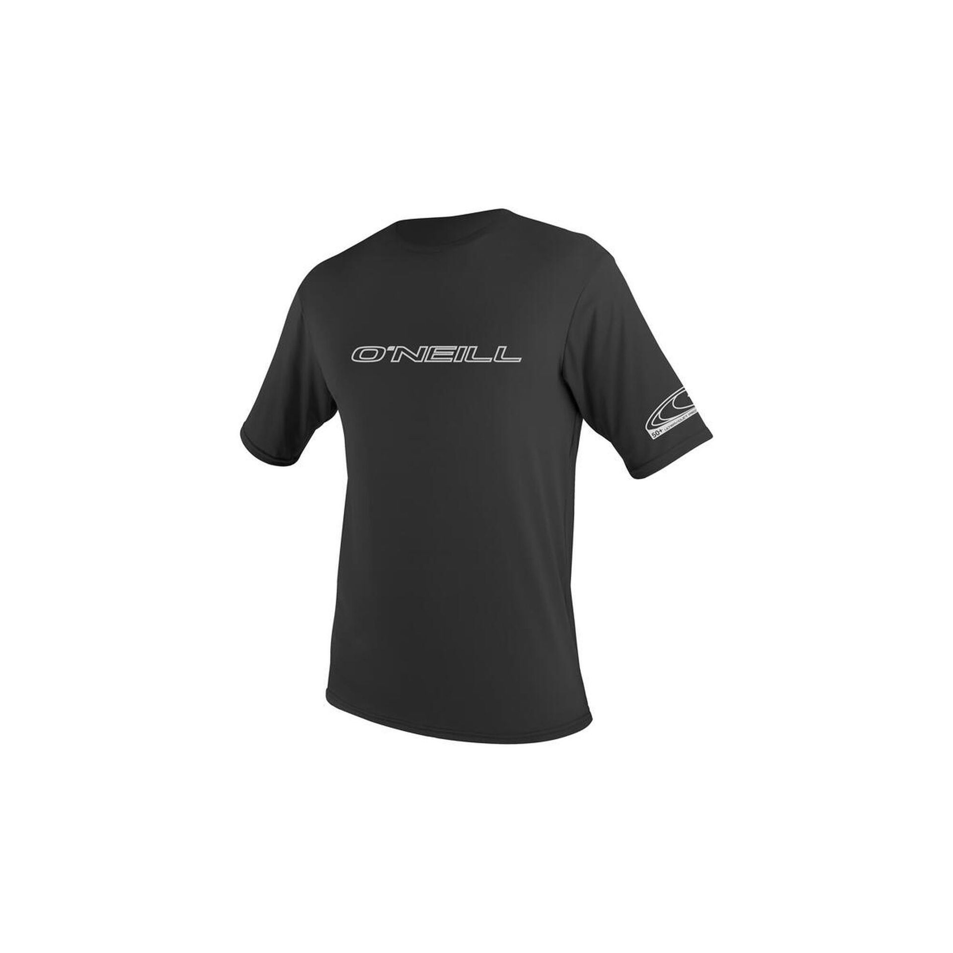 ONEILL wetsuits męski Basic Skins S/S TEE Rash Vest, czarny, l 3402-002-L