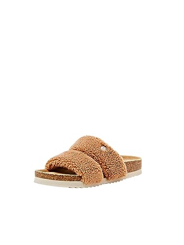 ESPRIT Wygodne damskie kapcie domowe, 235/CARAMEL, 39 EU, 235 Caramel, 39 eu