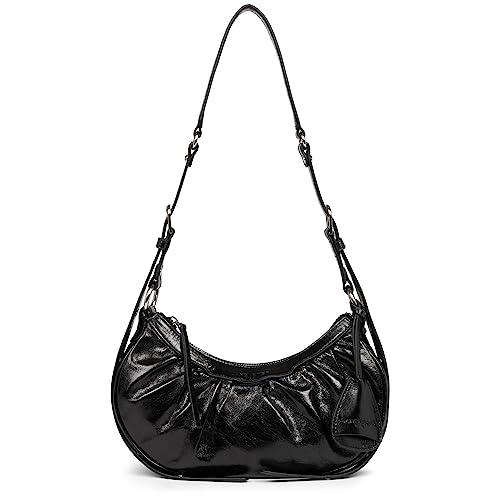 LANCASTER Mała torba półksiężyc - Retro Chouchou, czarny, Taille unique