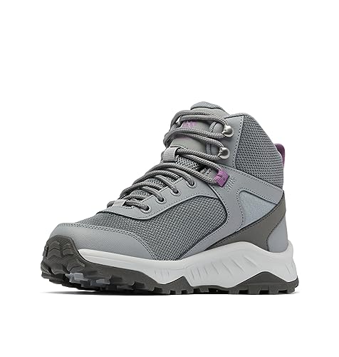Columbia Męskie buty trekkingowe Trailstorm Ascend Mid, Ti szara stal, ciemna lawenda, 41.5 EU