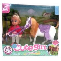 Lalka z koniem Pegaz Toys