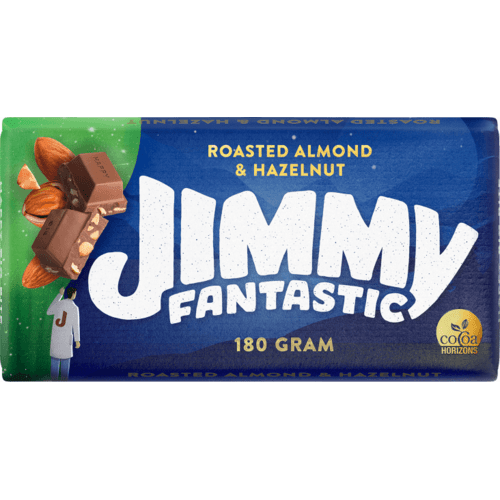 Czekolada Jimmy Almond & Hazelnut 180g