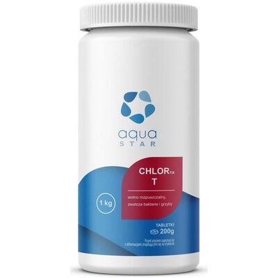 Tabletki do basenu AQUASTAR Chlortix T 1 kg