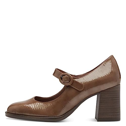 Tamaris Damskie czółenka 1-1-24440-41, Camel Patent, 40 EU