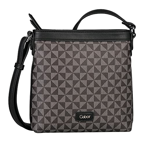 Gabor bags Barina Damska torba na ramię, Mixed Black, M, Mixed Black, m