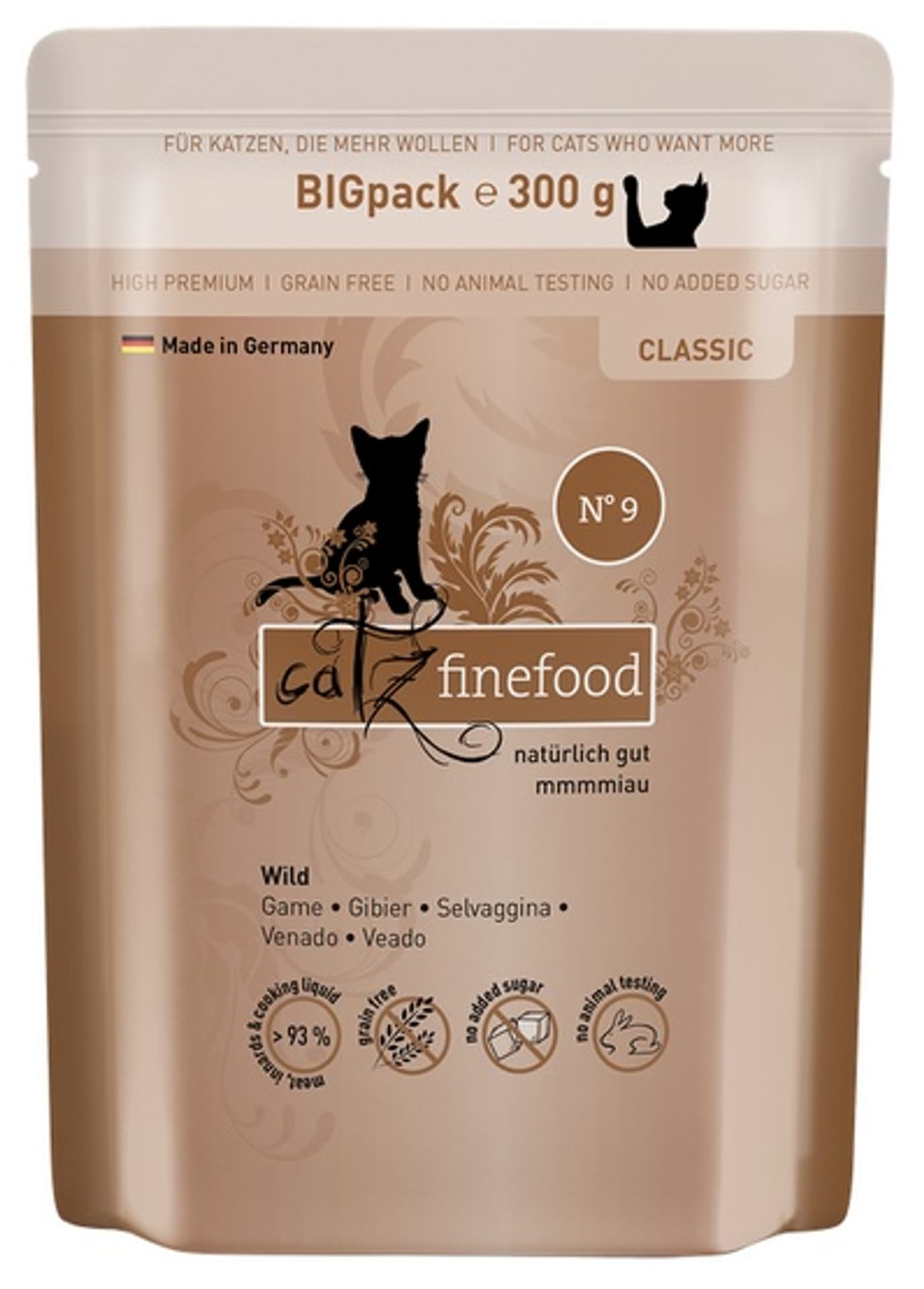 Catz Finefood Classic N.09 Dziczyzna saszetka 300g