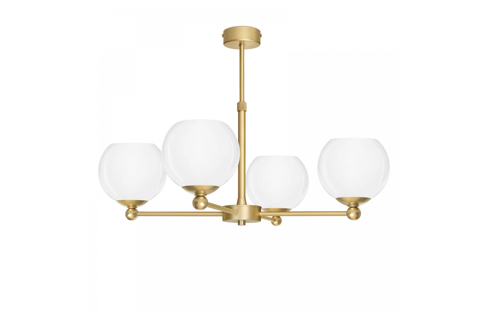 Złoty żyrandol do salonu KL-S4AR