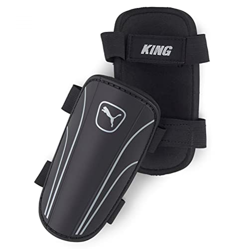 PUMA King Strap wsuwana piłka nożna piłkarska osłona na gondolę czarny/srebrny - S