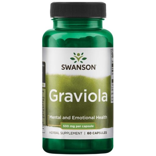 Swanson Graviola, 530 mg, 60 kapsułek