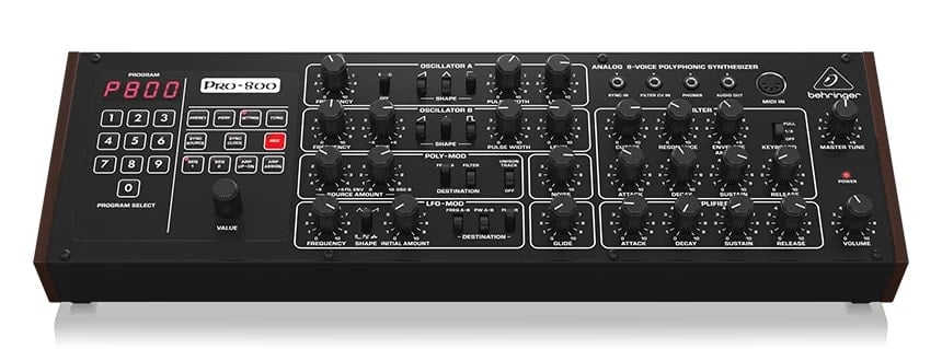 ‌Behringer PRO-800 - syntezator analogowy ♦ 30 DNI NA ZWROT ♦ GWARANCJA DOOR-TO-DOOR ♦ SZYBKA WYSYŁKA