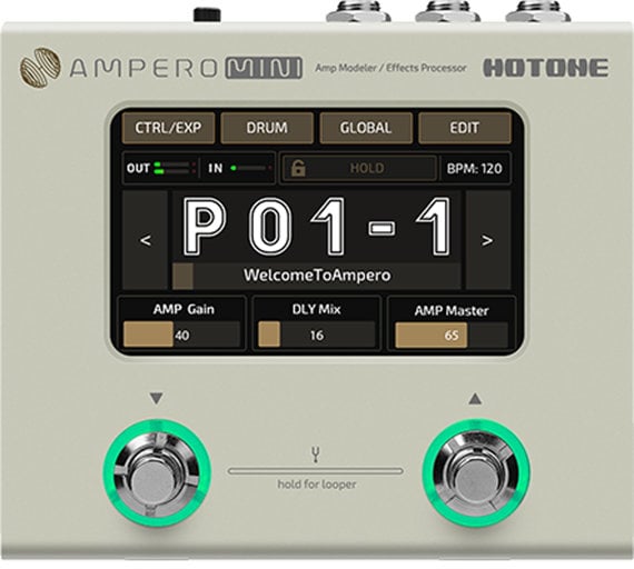 Hotone Ampero Mini VN Vanilla - multiefekt gitarowy