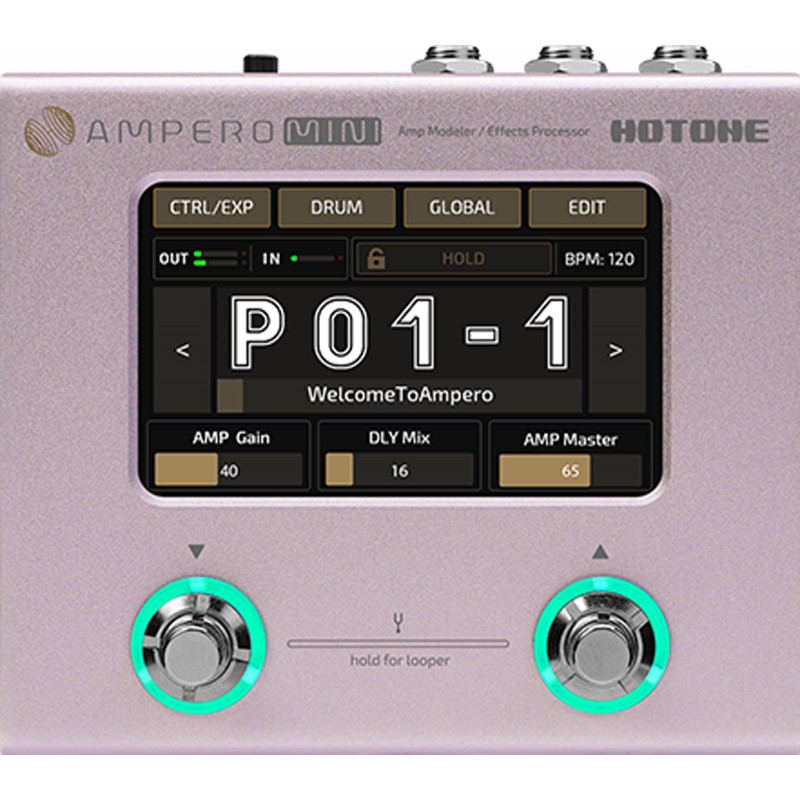 Hotone Ampero Mini PT Purple Taro - multiefekt gitarowy