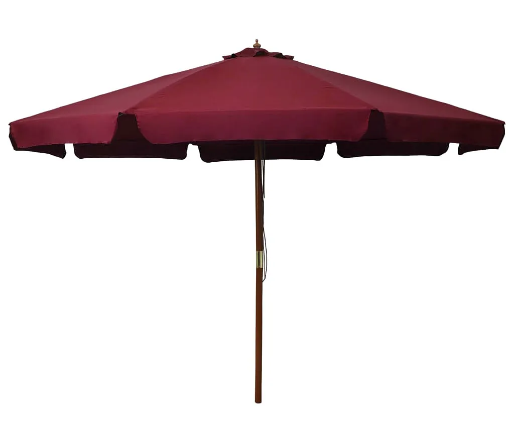 Burgundowy parasol ogrodowy M4-S59