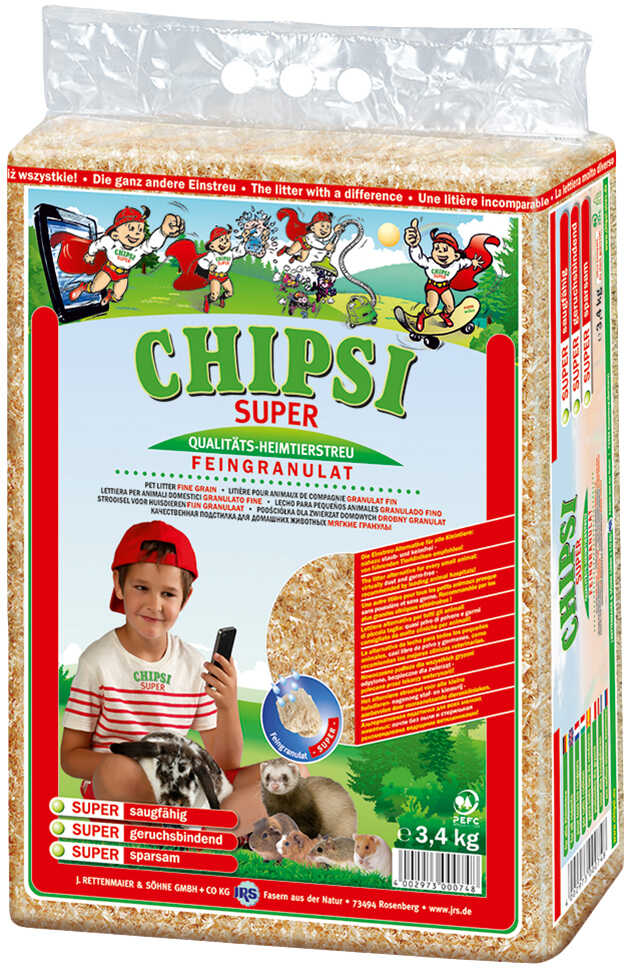 Chipsi Super podściółka dla małych zwierząt - 3,4 kg