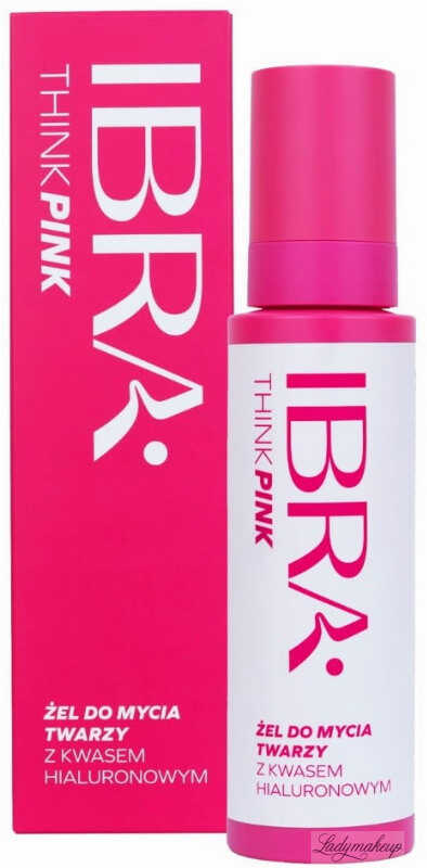 Ibra - THINK PINK - Cleansing Face Gel With Hyaluronic Acid - Żel do mycia twarzy z kwasem hialuronowym - 150 ml