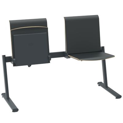 Podwójna ława w graficie siedzisko automatyczne TPS1 L2