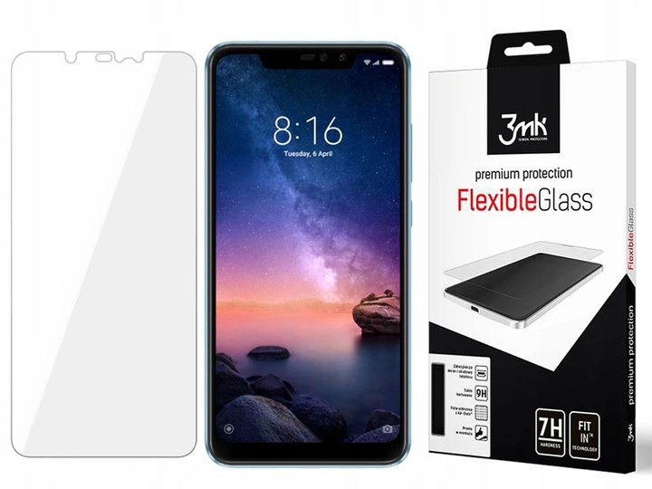 3MK Flexible Glass Lite do Xiaomi Redmi Note 6 Pro Global FLEXGLLIXIARENO6PROGL
