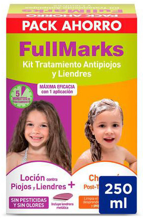 Zestaw dla dzieci Fullmarks Odżywka Anti-Lice Kit 100 ml + Shampoo 150 ml