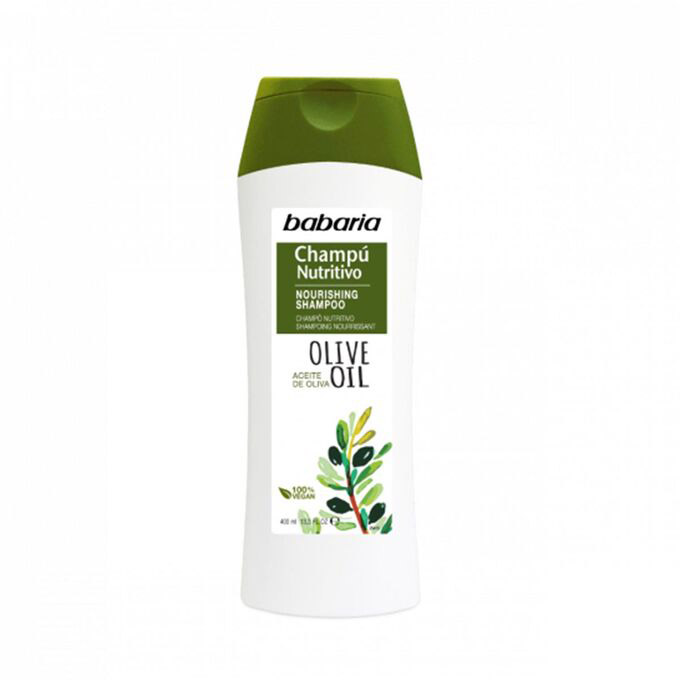 Szampon przeciwłupieżowy Babaria Nourishing Shampoo Olive Oil 400 ml (8410412220255)