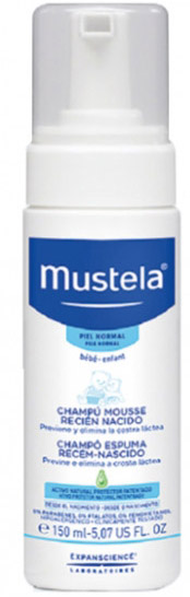 Szampon Mustela Foam Shampoo For Newborns 150 ml (3504105034382)