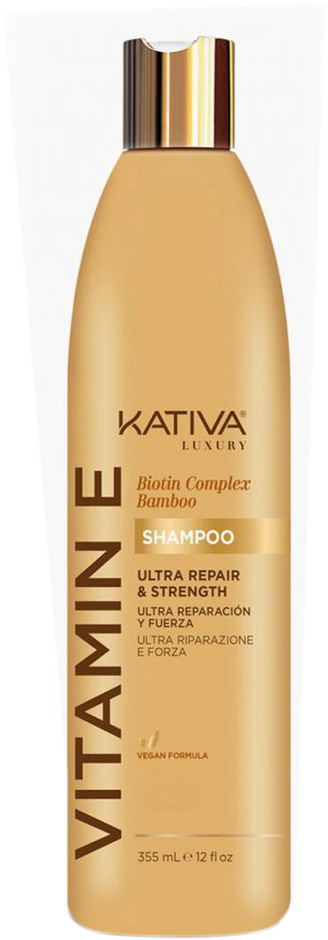 Szampon do odżywiania włosów Kativa Vitamina e Biotina y Bamboo Shampoo 550 ml (7750075061507)
