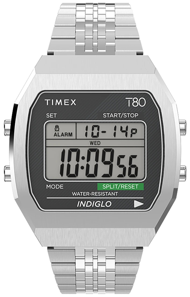 Zegarek Timex TW2V74200 T80 Steel 36mm Stainless Steel Bracelet -