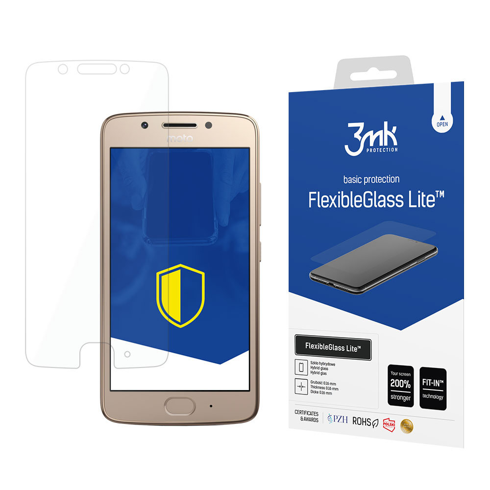 3MK Szkło+Folia Markowa Hybryda od Lenovo Moto G5