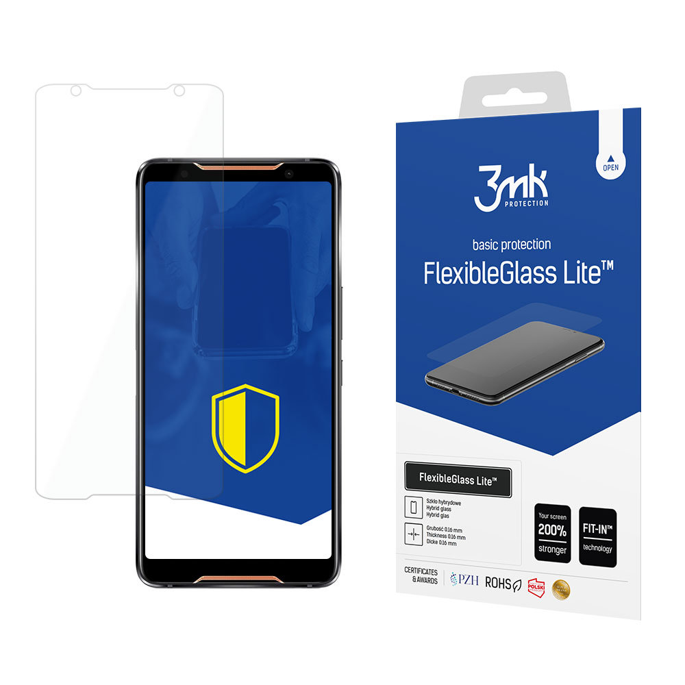 3MK Asus Rog Phone - Niepękające szkło hybrydowe
