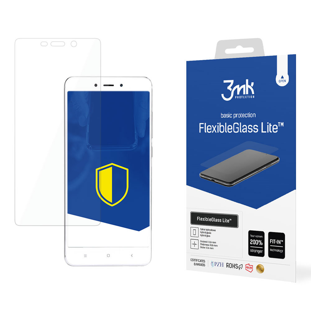 3MK Niepękająca Szybka Ochronna Xiaomi Redmi4 Pro