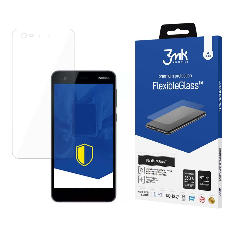 3MK Nokia 2 - szkło 7H 0,3mm FlexibleGlass