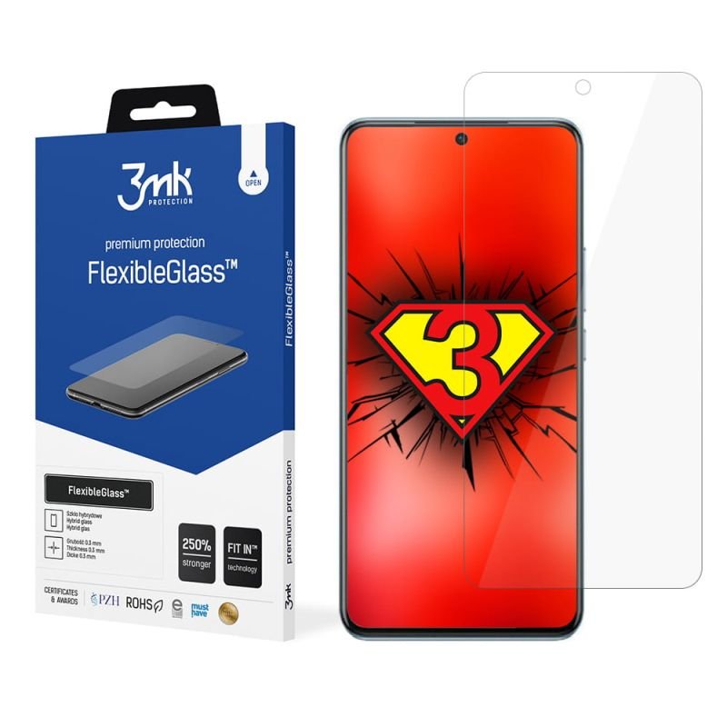 Nietłukące szkło hybrydowe do Vivo X60 5G - 3mk FlexibleGlass