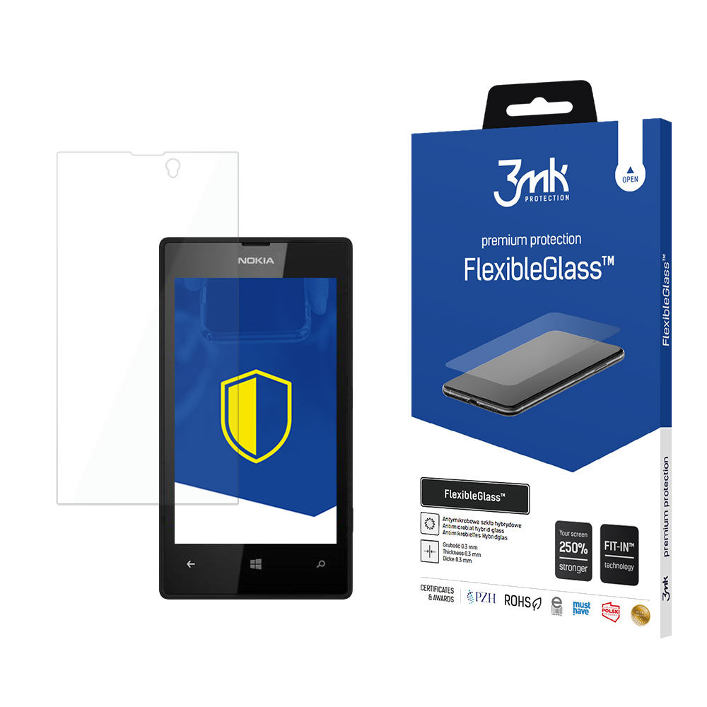 3MK Nokia Lumia 520 Szkło 7H 0,3mm FlexibleGlass