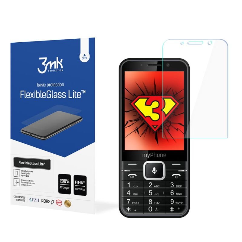 3MK, MyPhone Up, Szkło hybrydowe, FlexibleGlass Lite