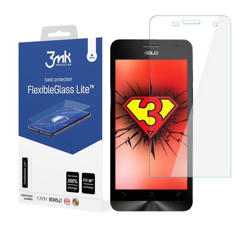 3MK, Asus Zenfone 5, Szkło hybrydowe, FlexibleGlass Lite