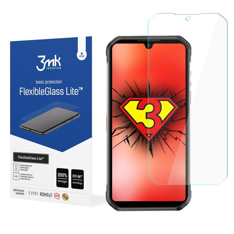 3MK, Ulefone Armor 11 5G, Szkło hybrydowe, FlexibleGlass Lite